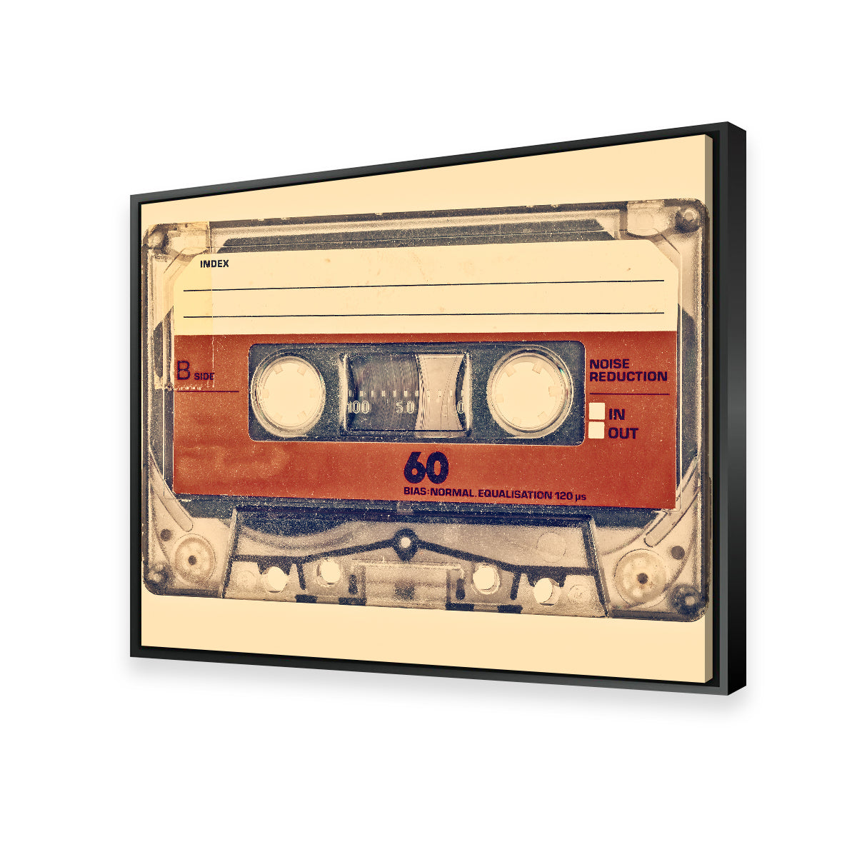 Old Compact Cassette Wall Art
