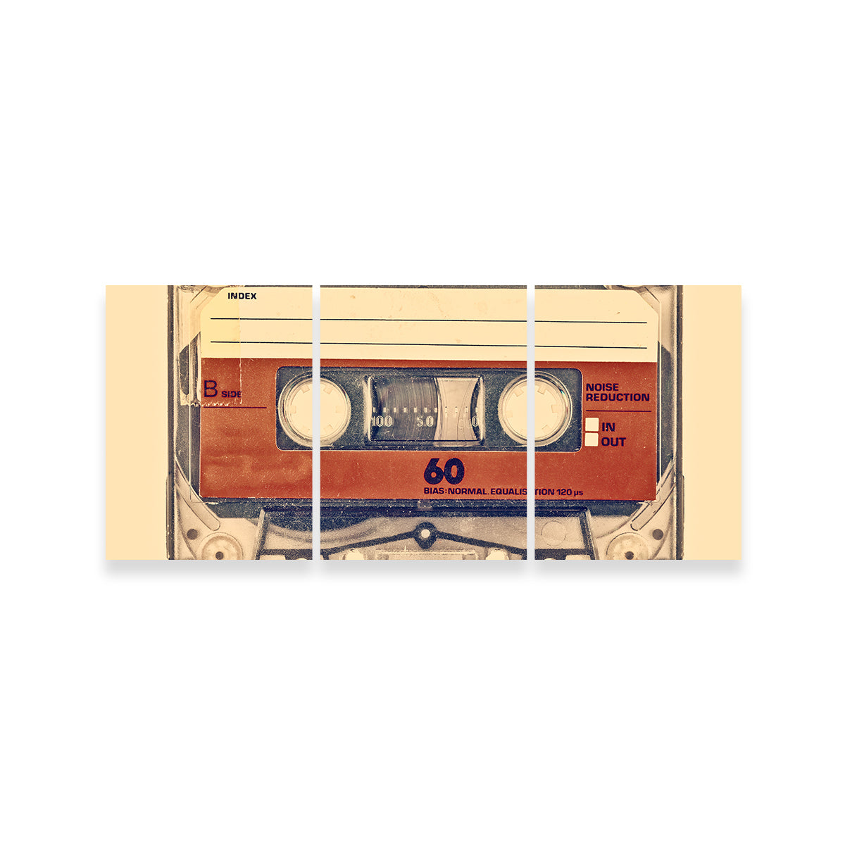 Old Compact Cassette Wall Art