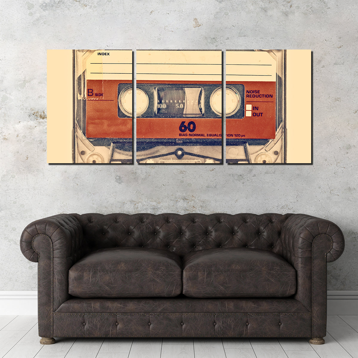 Old Compact Cassette Wall Art
