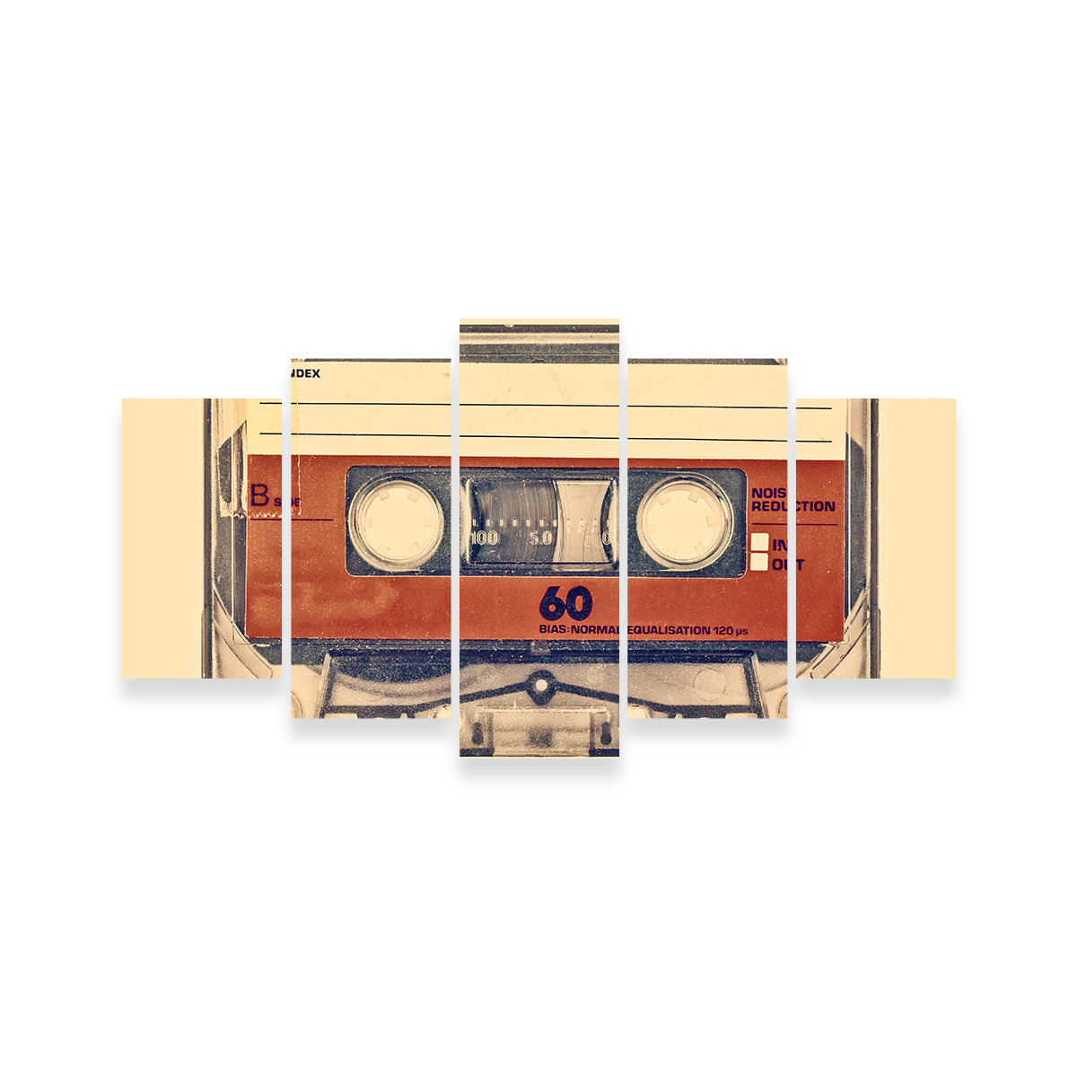 Old Compact Cassette Wall Art