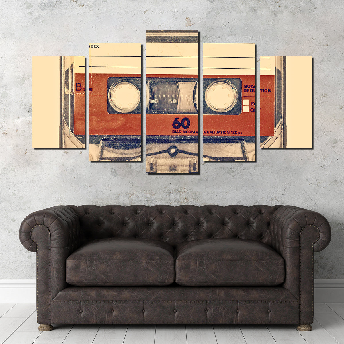 Old Compact Cassette Wall Art
