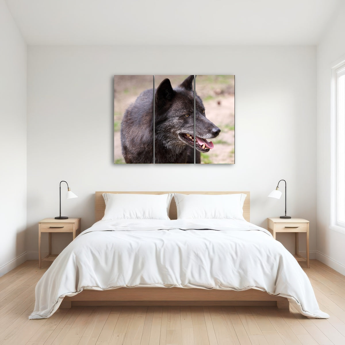 AUTO-MOCKUP ROOM | Older Black Wolf