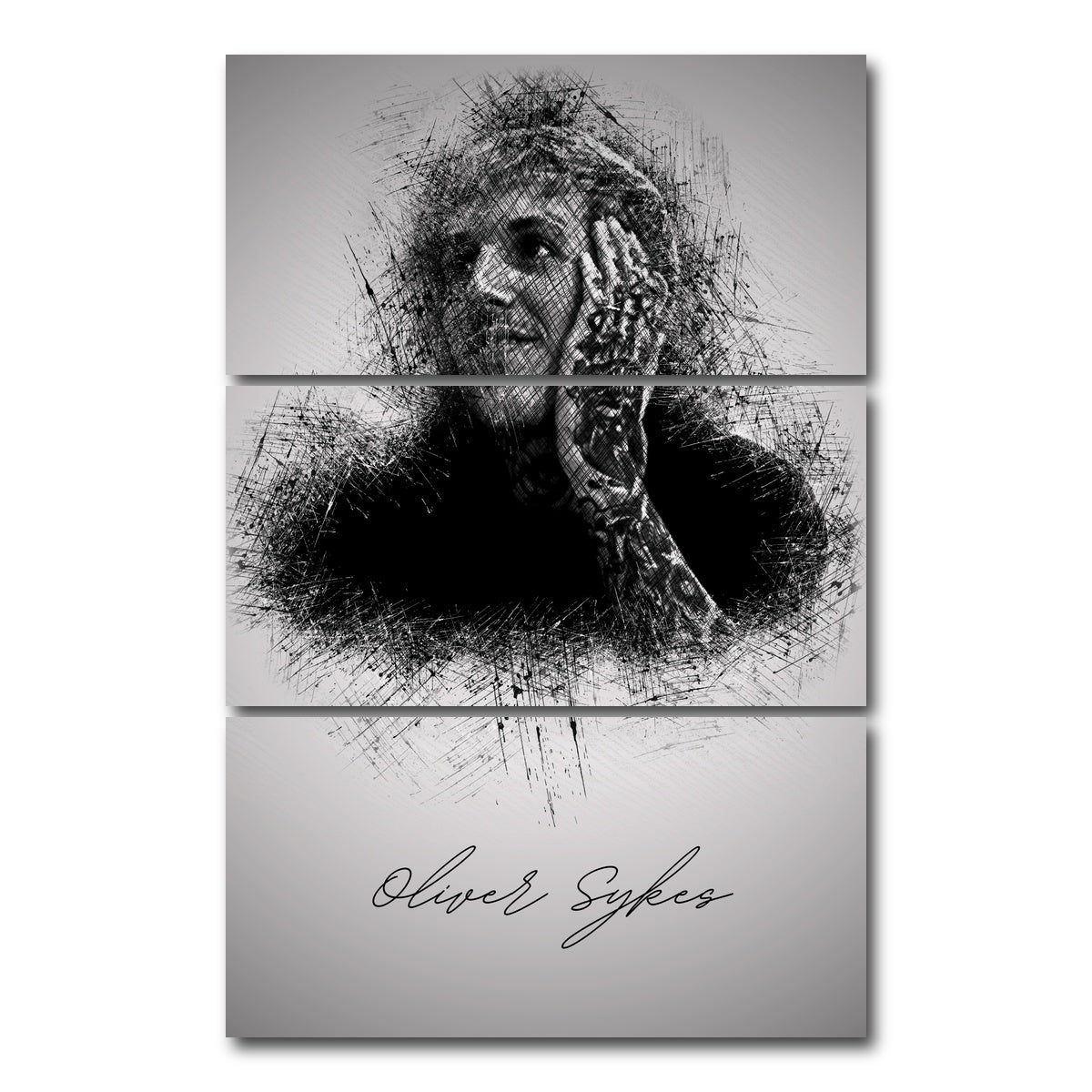 AUTO-MOCKUP WHITE | Oliver Sykes Hand | 3 Piece | Gallery Wrap Canvas | group=12x24_stacked
