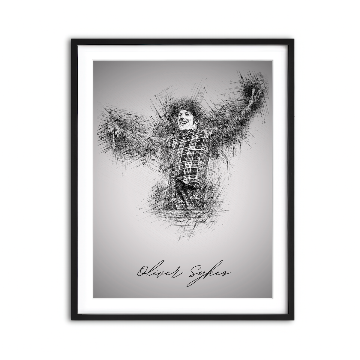 Framed Print 3x4 Black