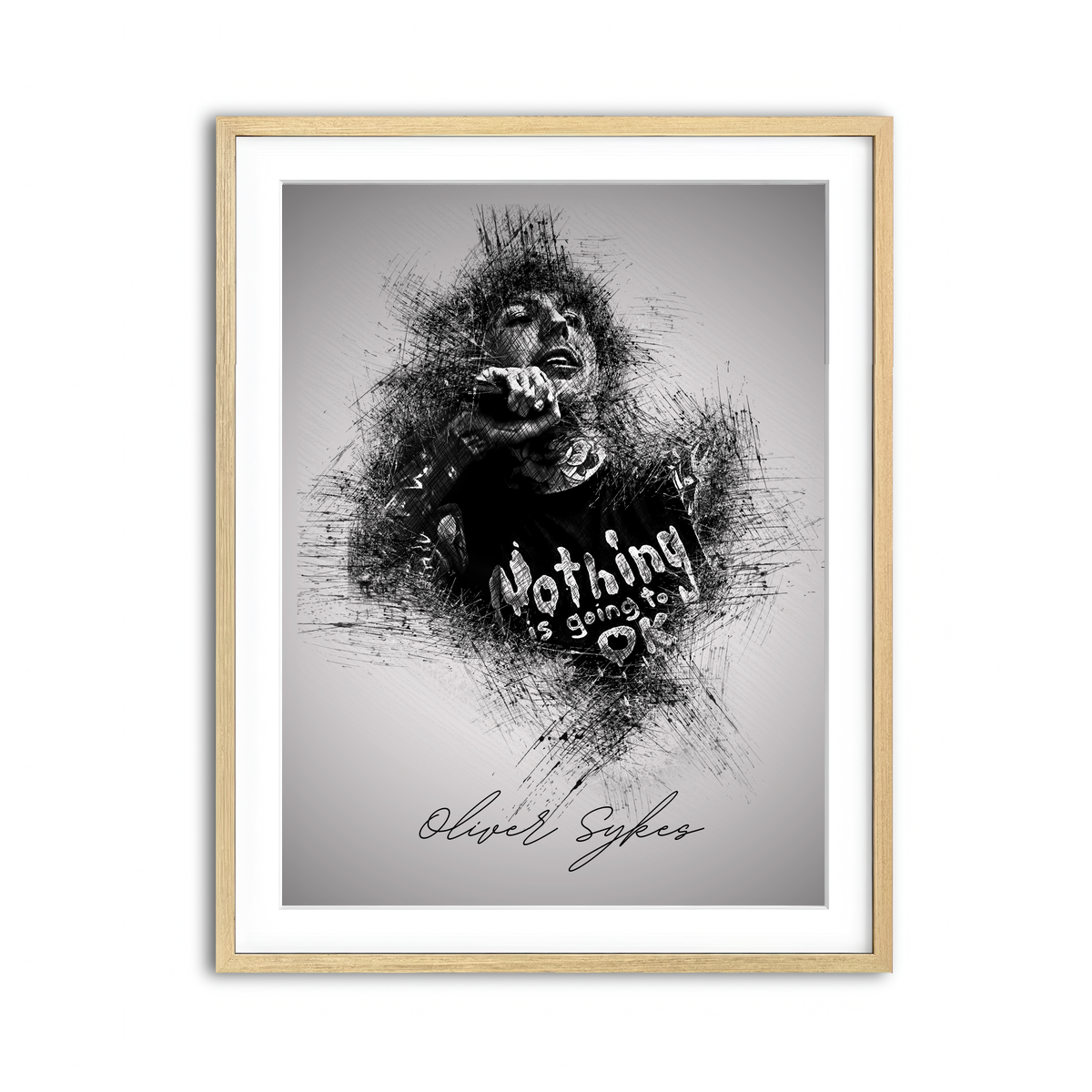 Framed Print 3x4 Natural