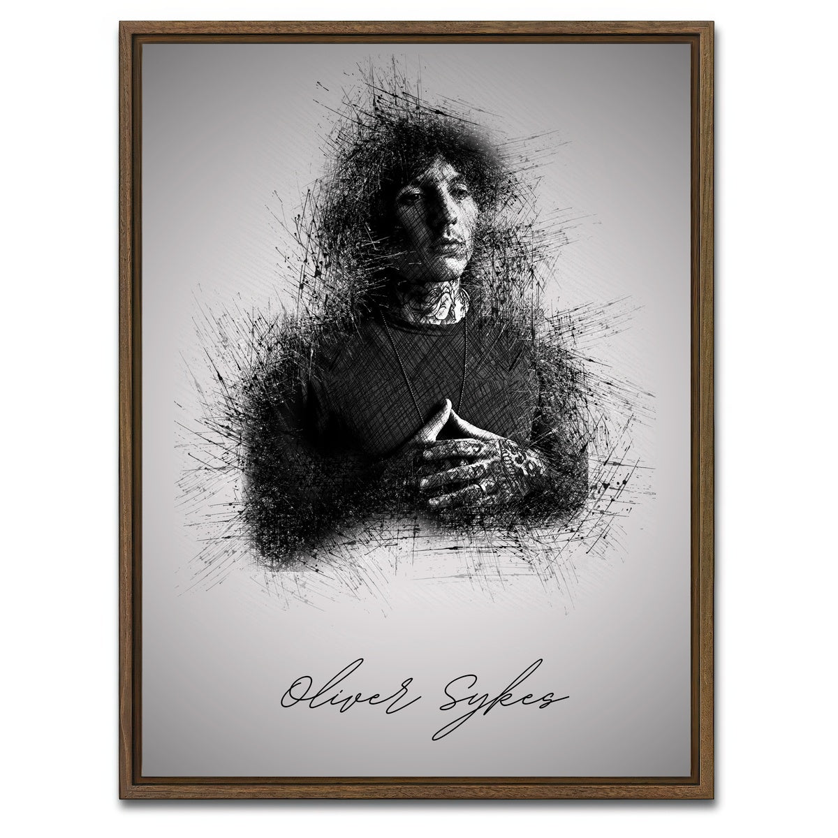 AUTO-MOCKUP WHITE | Oliver Sykes | 1 Piece | Walnut Framed Canvas | group=3x4