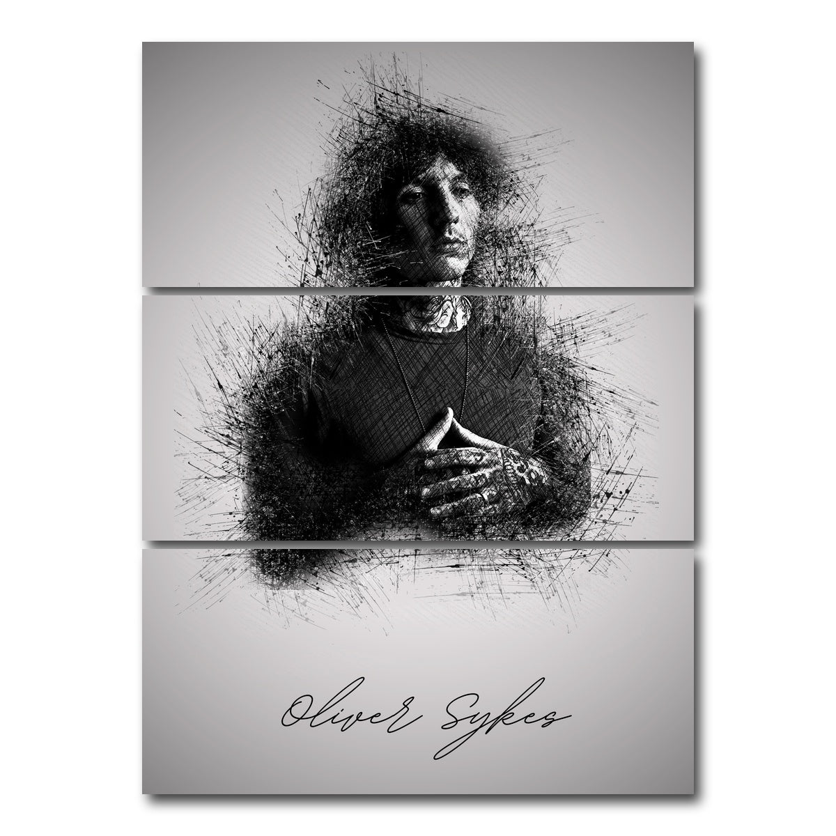 AUTO-MOCKUP WHITE | Oliver Sykes | 3 Piece | Gallery Wrap Canvas | group=8x18_stacked