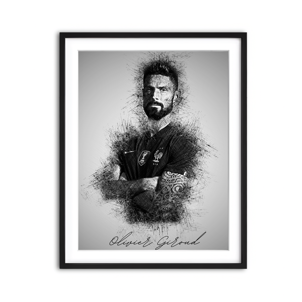 Framed Print 3x4 Black