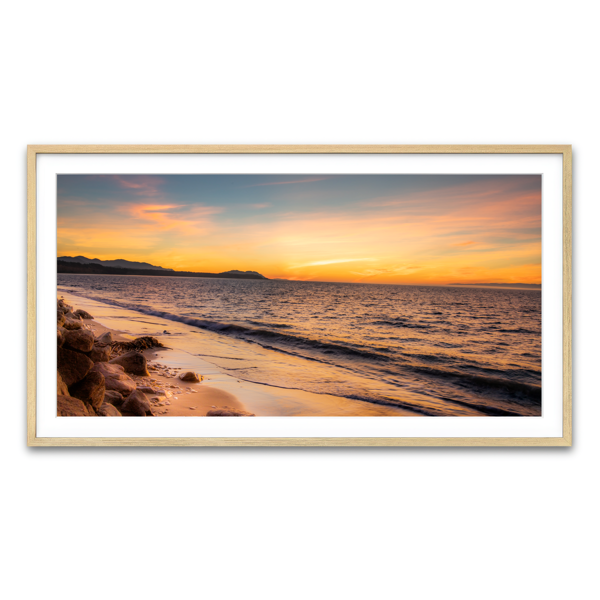 Framed Print 2x1 Natural