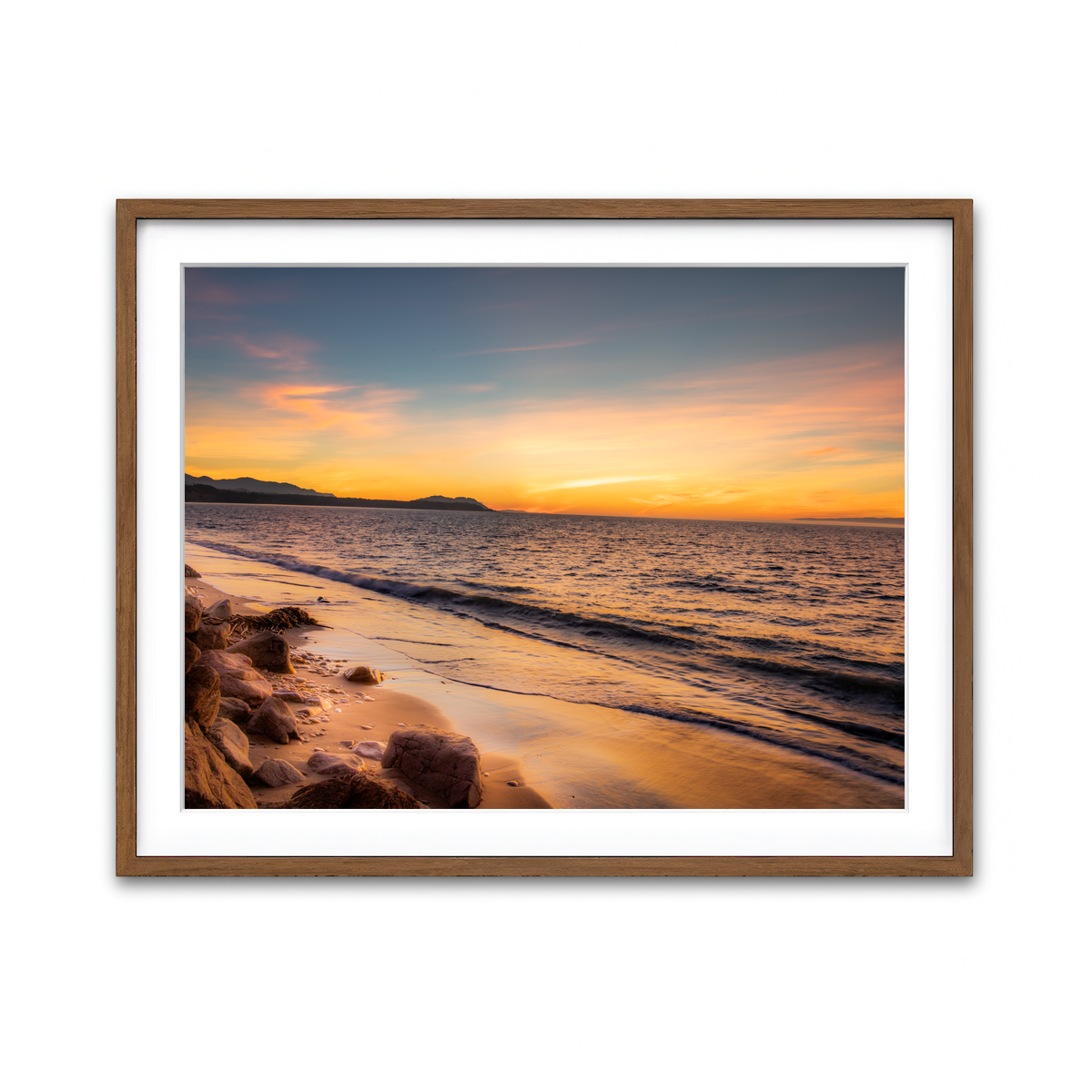 Framed Print 4x3 Walnut