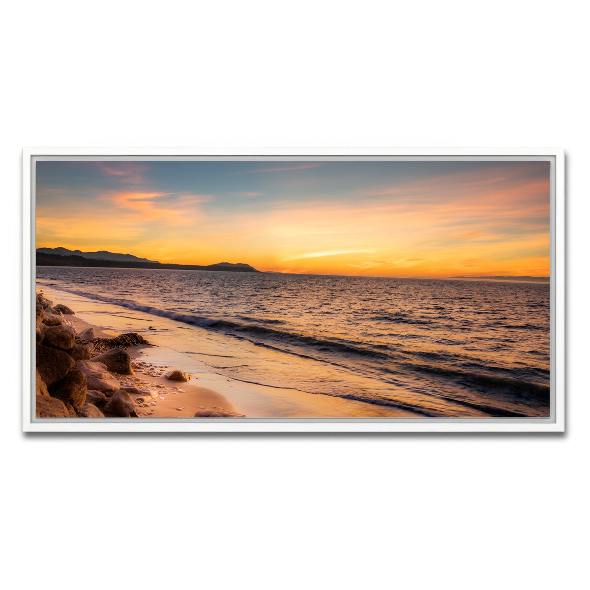 AUTO-MOCKUP WHITE | Olympic Sunset | 1 Piece | White Framed Canvas | group=2x1