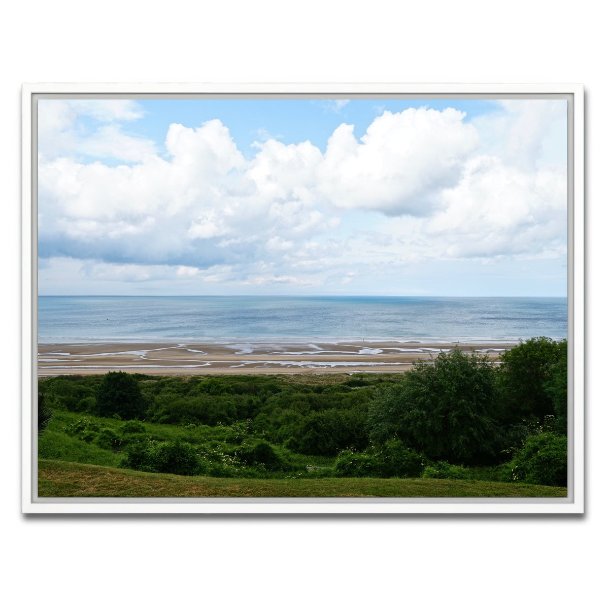 AUTO-MOCKUP WHITE | Omaha Beach | 1 Piece | White Framed Canvas | group=4x3