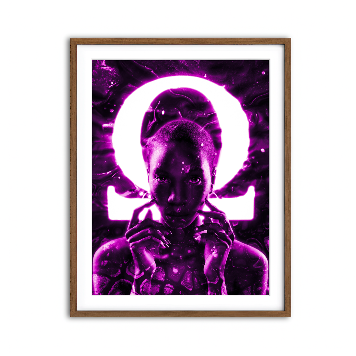 Framed Print 3x4 Walnut