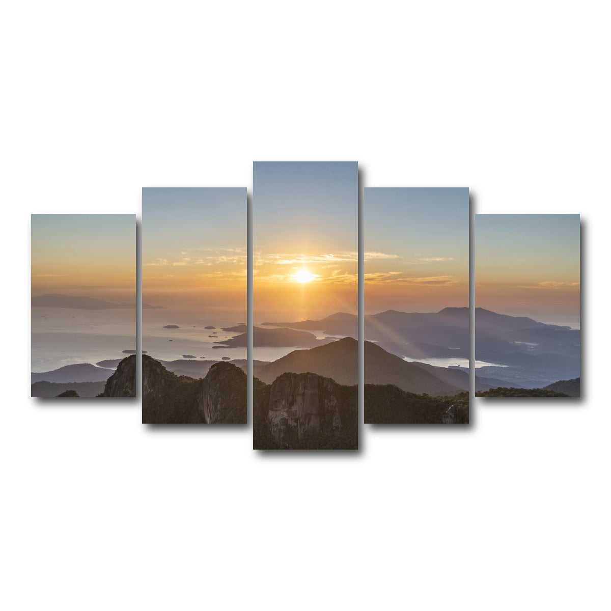 AUTO-MOCKUP WHITE | On Top of the World | 5 Piece | Gallery Wrap Canvas | group=5_normal