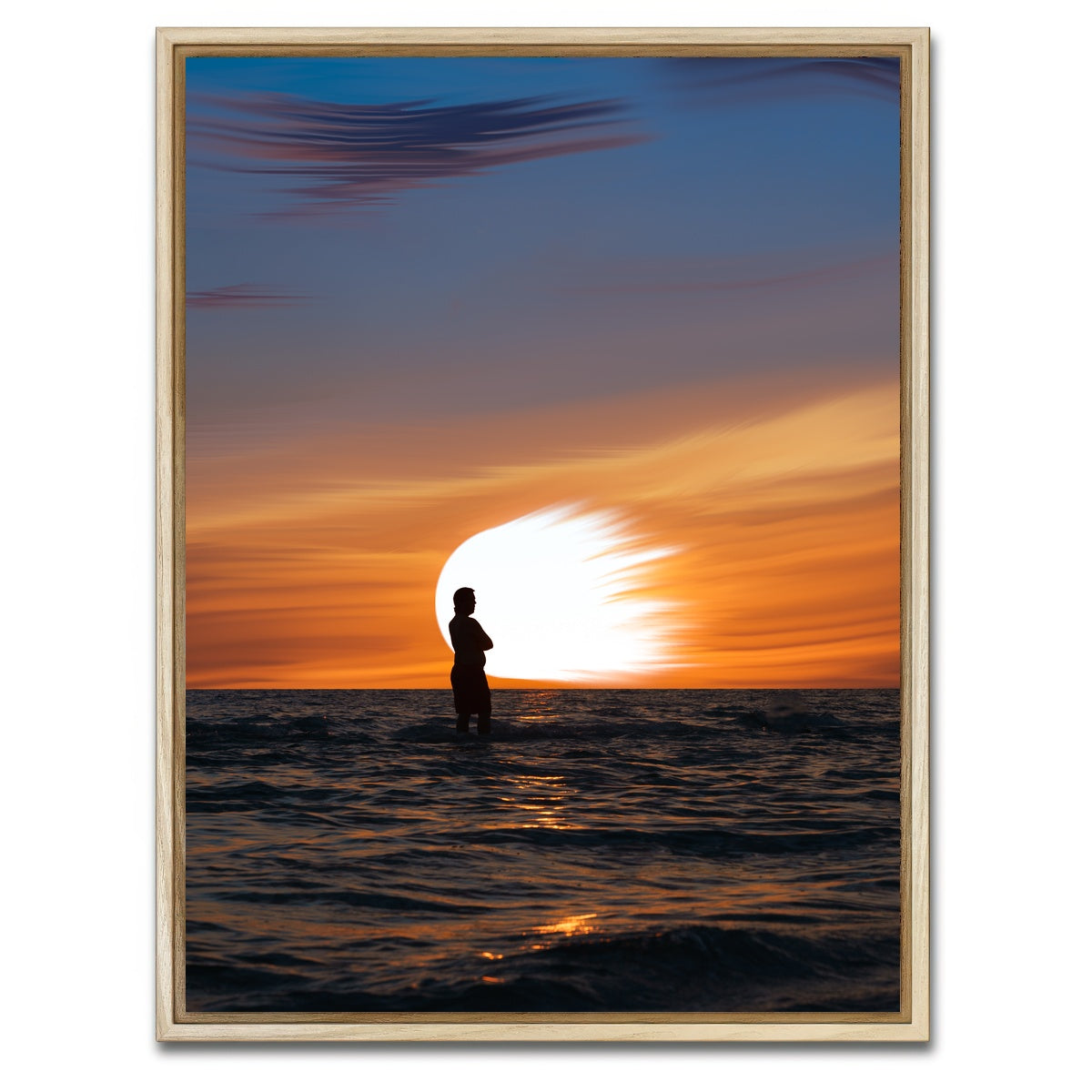 AUTO-MOCKUP WHITE | On Watch in the Water | 1 Piece | Natural Framed Canvas | group=3x4