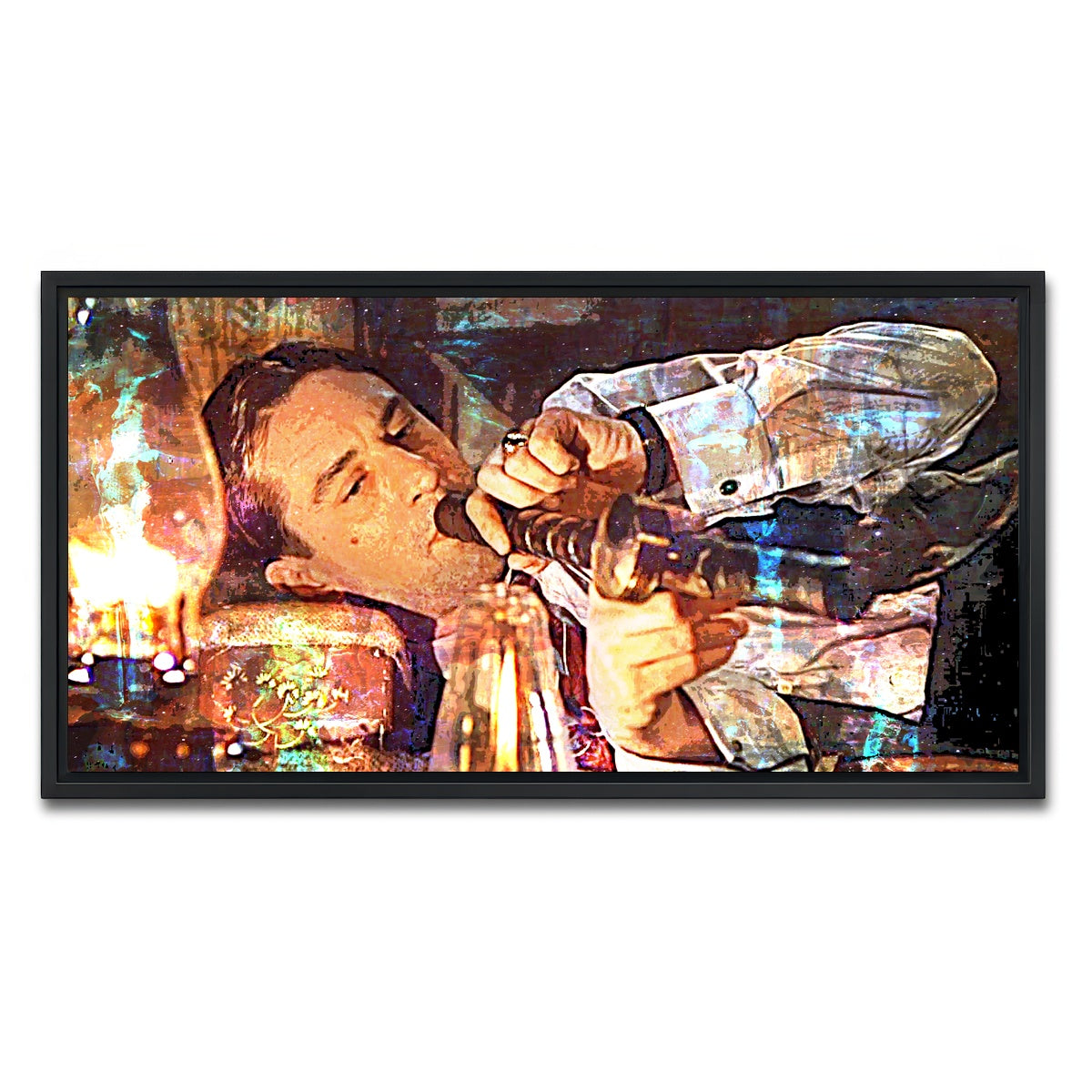 AUTO-MOCKUP WHITE | Once Upon A Time In America | 1 Piece | Black Framed Canvas | group=2x1