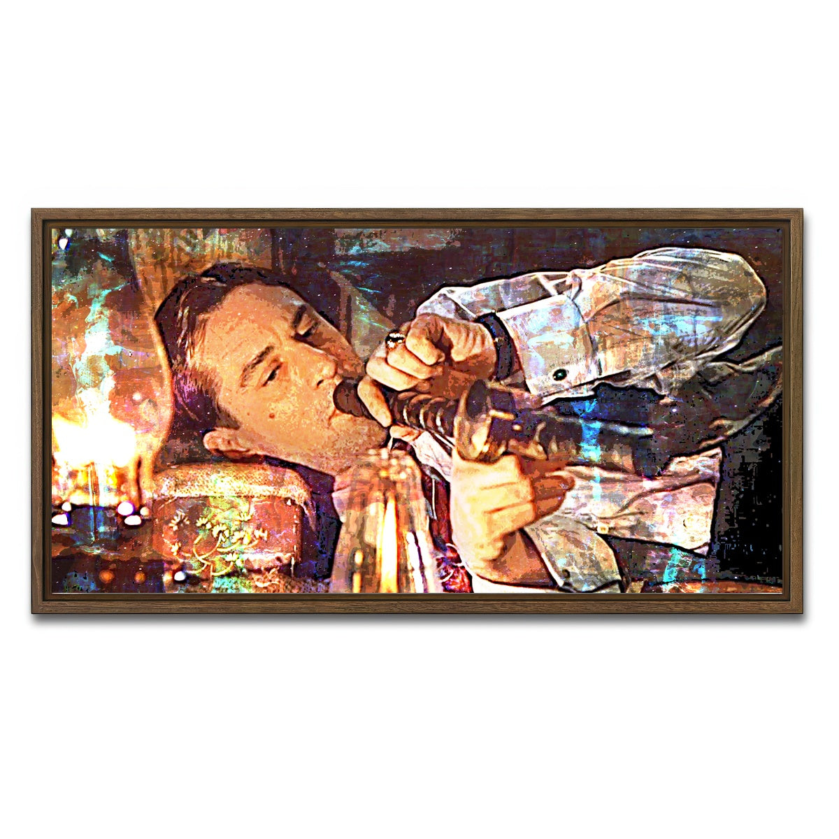 AUTO-MOCKUP WHITE | Once Upon A Time In America | 1 Piece | Walnut Framed Canvas | group=2x1