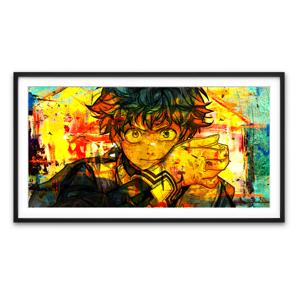 Framed Print 2x1 Black