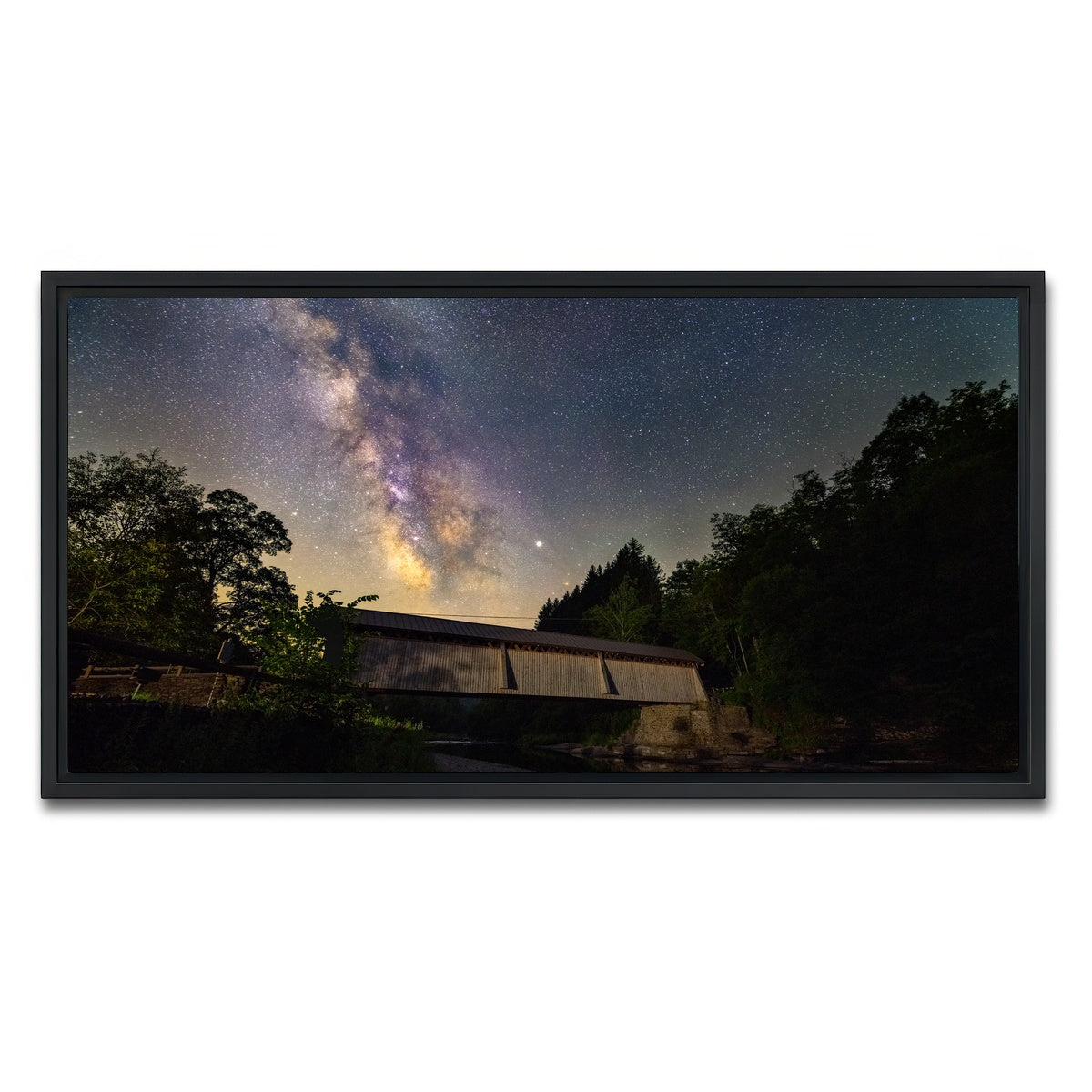 AUTO-MOCKUP WHITE | One Lane Ahead | 1 Piece | Black Framed Canvas | group=2x1