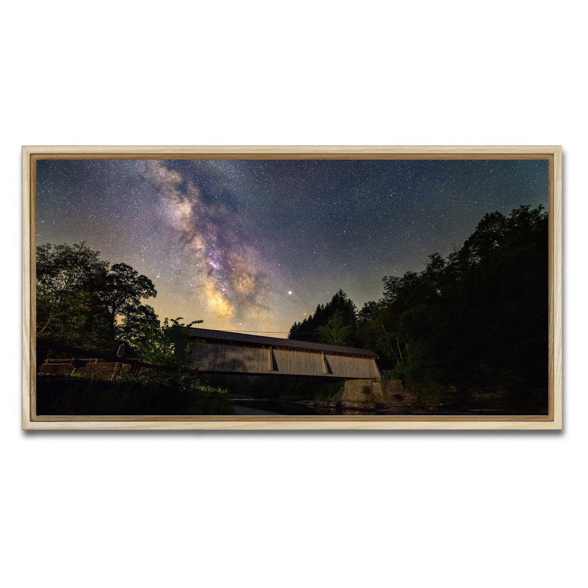 AUTO-MOCKUP WHITE | One Lane Ahead | 1 Piece | Natural Framed Canvas | group=2x1