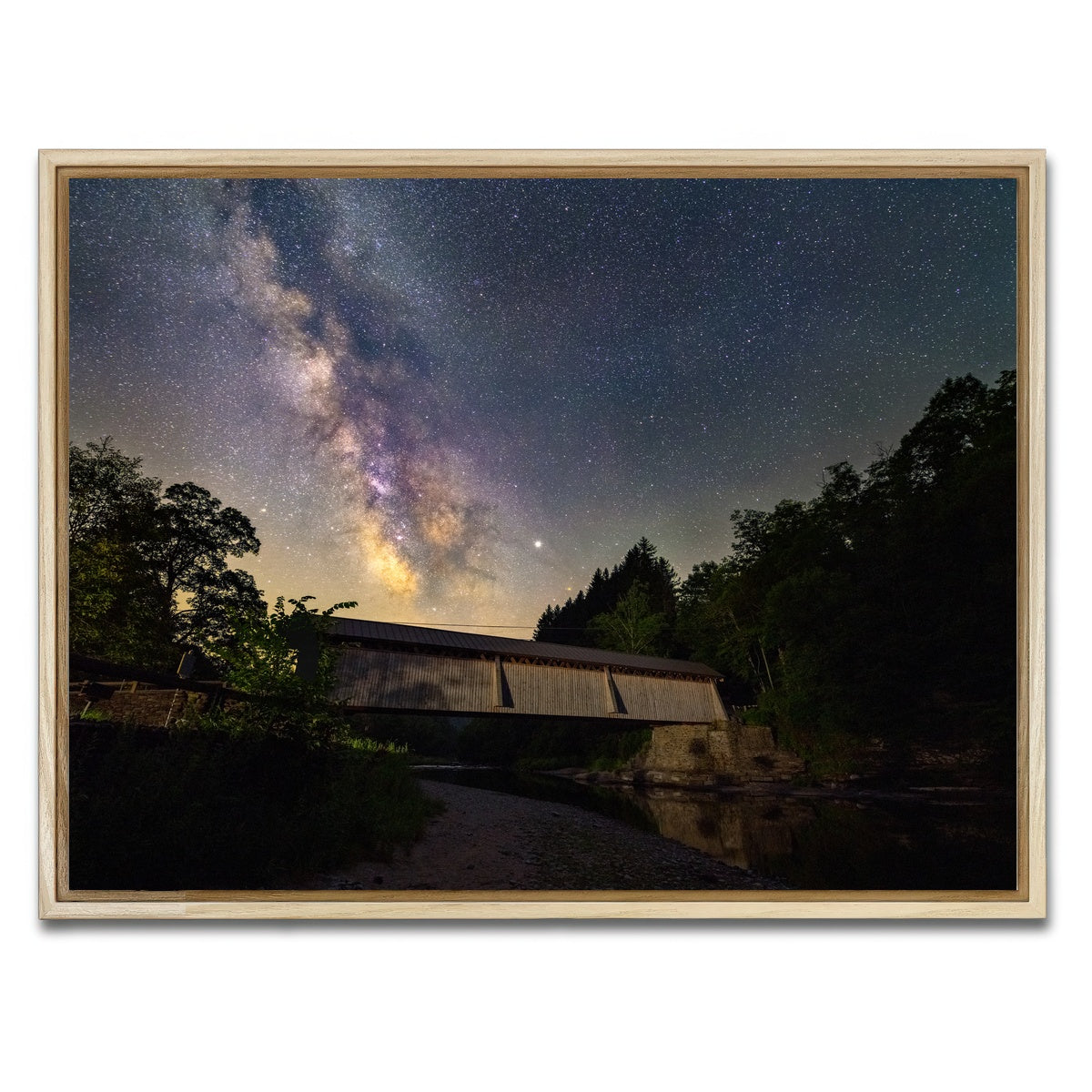 AUTO-MOCKUP WHITE | One Lane Ahead | 1 Piece | Natural Framed Canvas | group=4x3