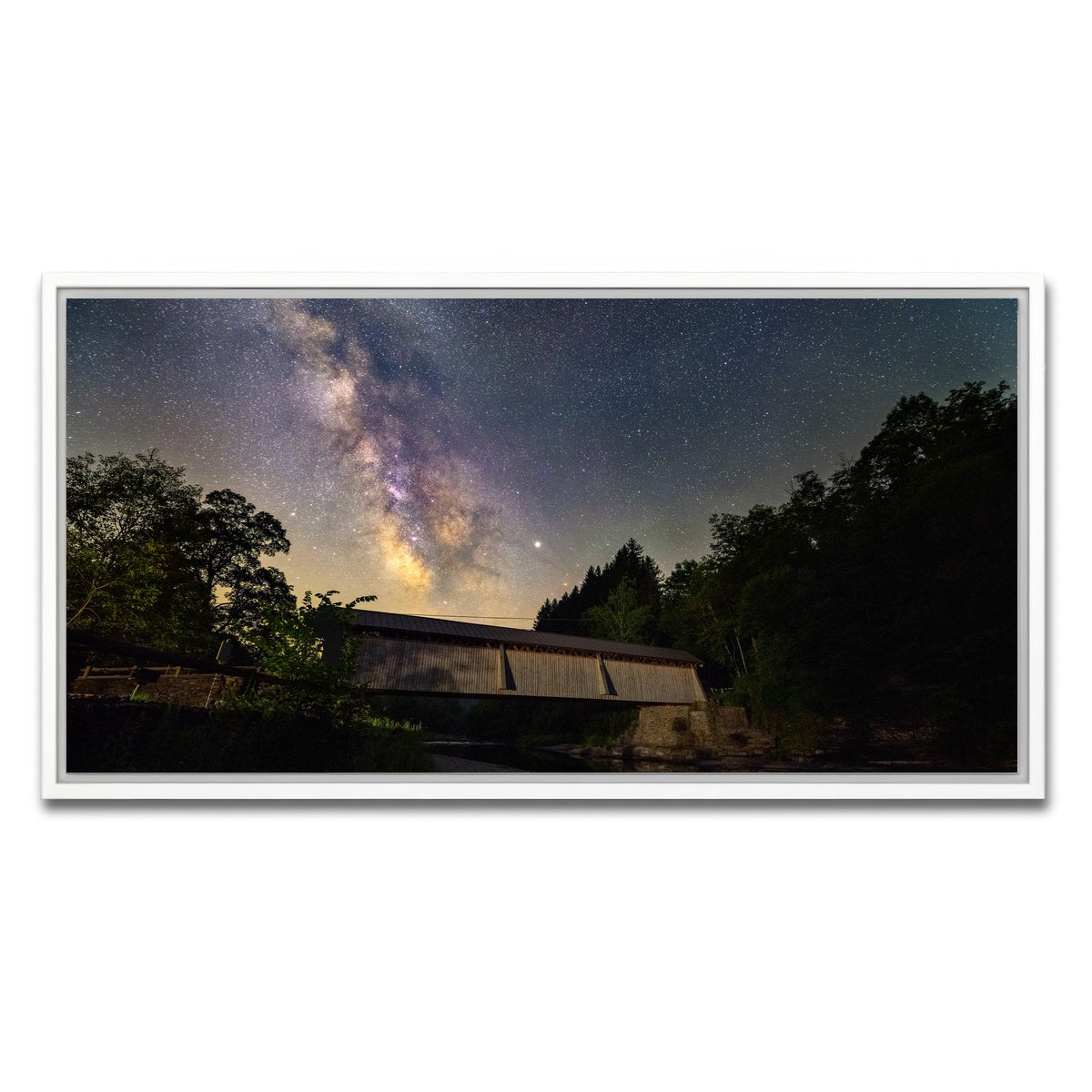 AUTO-MOCKUP WHITE | One Lane Ahead | 1 Piece | White Framed Canvas | group=2x1