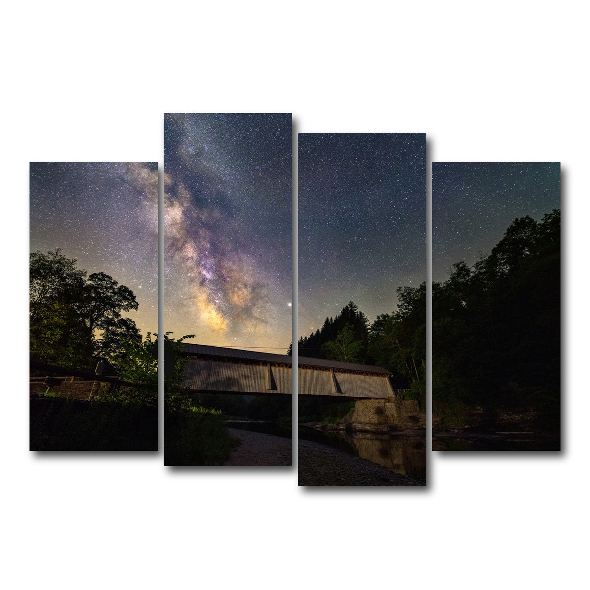 AUTO-MOCKUP WHITE | One Lane Ahead | 4 Piece | Gallery Wrap Canvas | group=4_normal