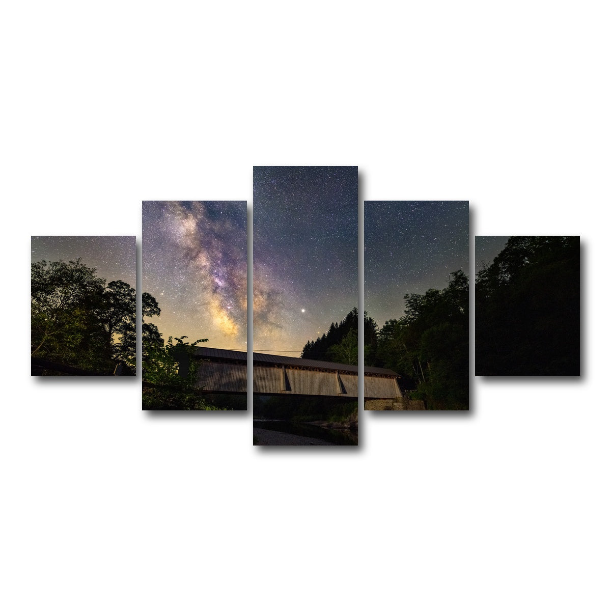 AUTO-MOCKUP WHITE | One Lane Ahead | 5 Piece | Gallery Wrap Canvas | group=5_short