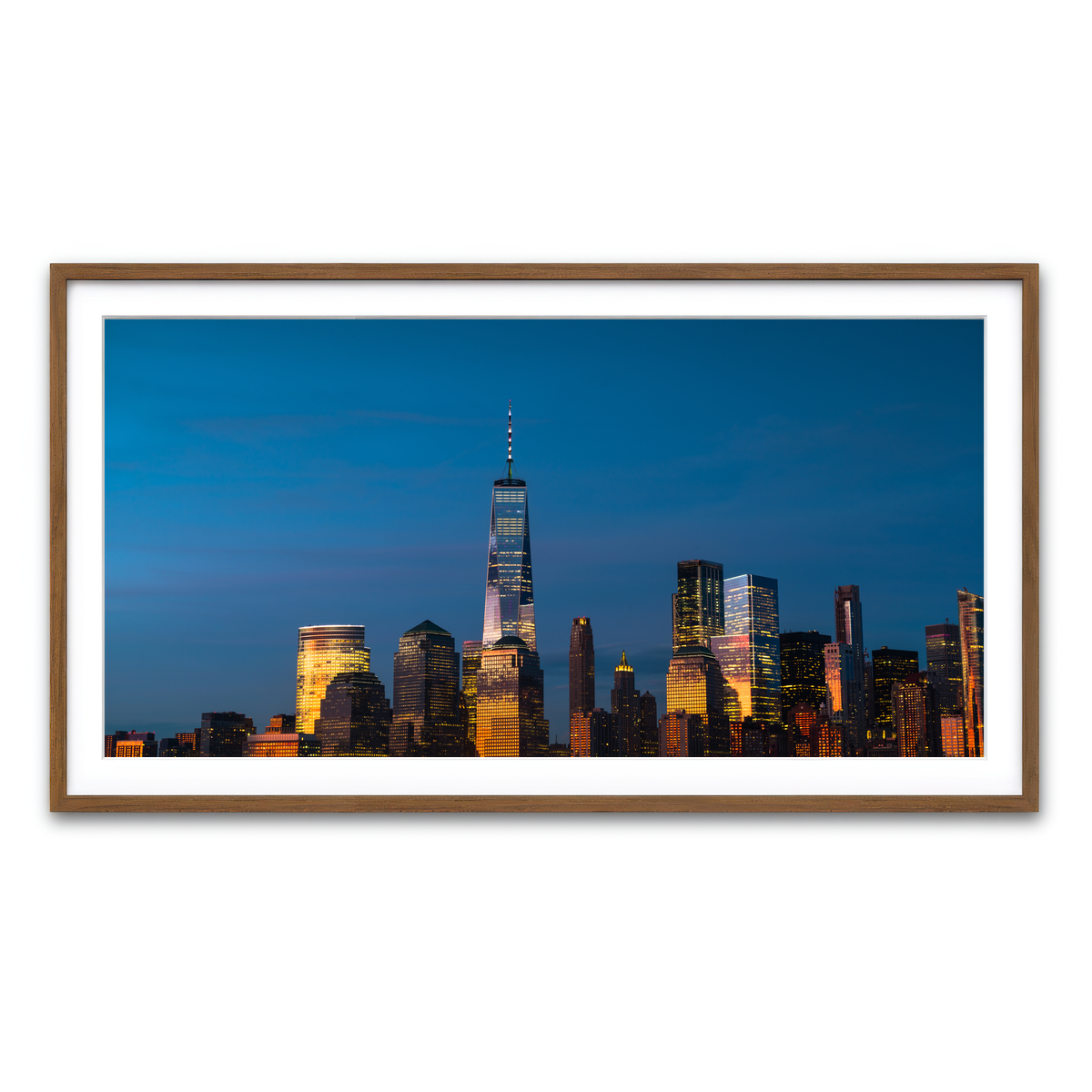 Framed Print 2x1 Walnut