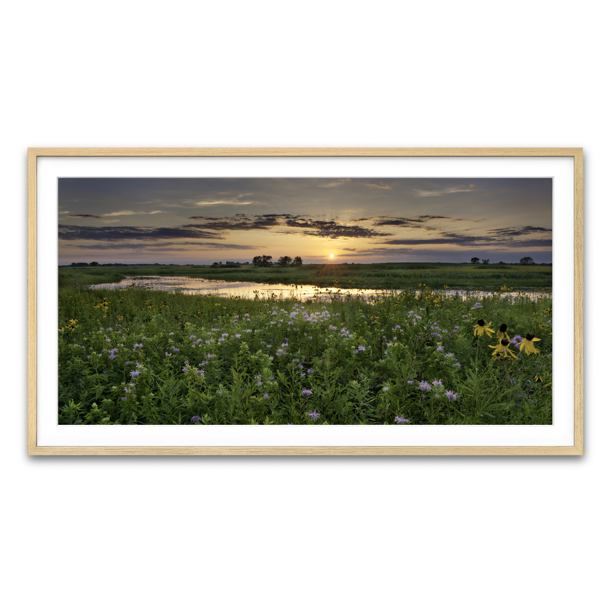 Framed Print 2x1 Natural
