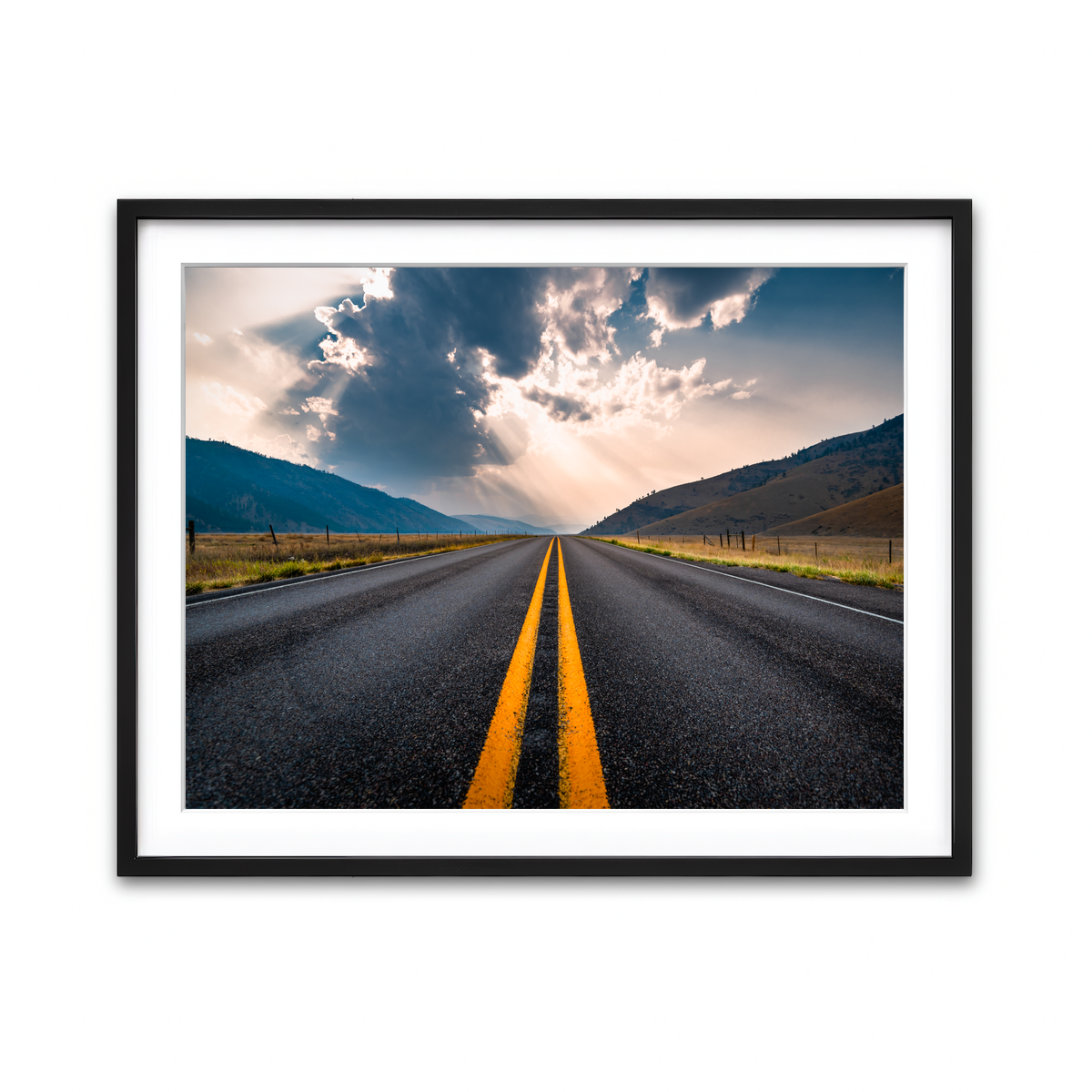 Framed Print 4x3 Black