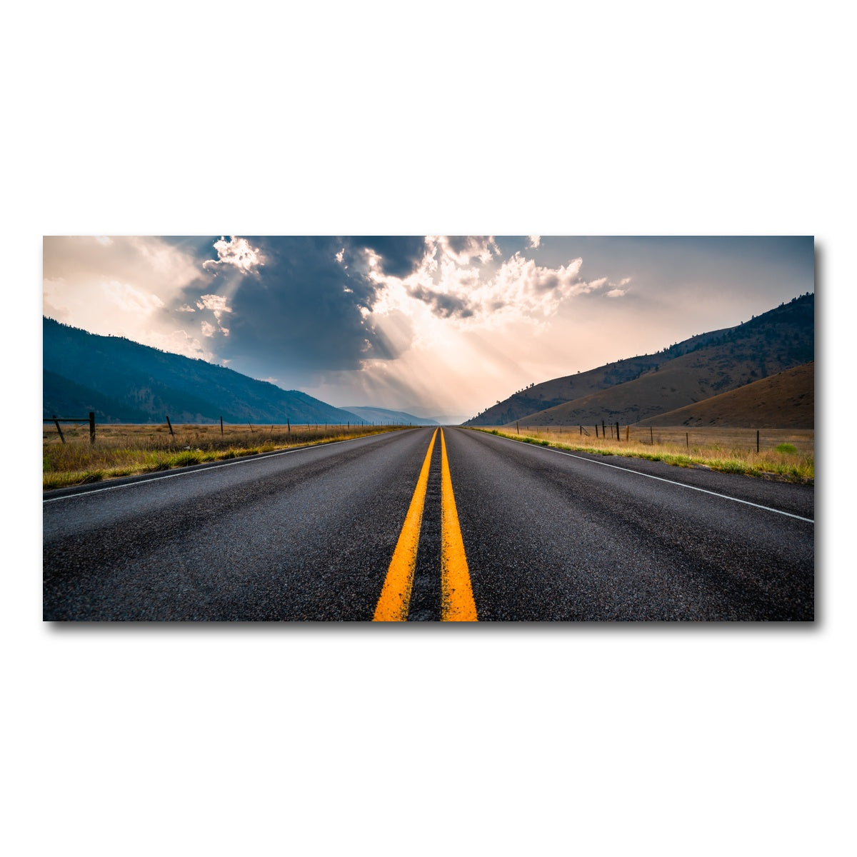AUTO-MOCKUP WHITE | Open Road | 1 Piece | Gallery Wrap Canvas | group=2x1