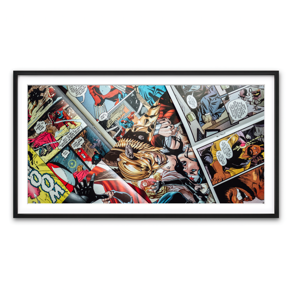 Framed Print 2x1 Black