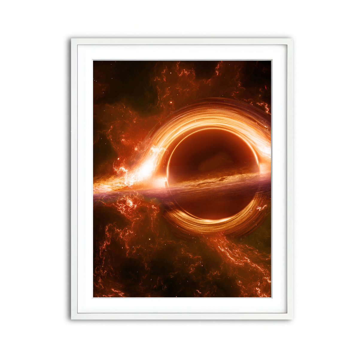 Framed Print 3x4 White