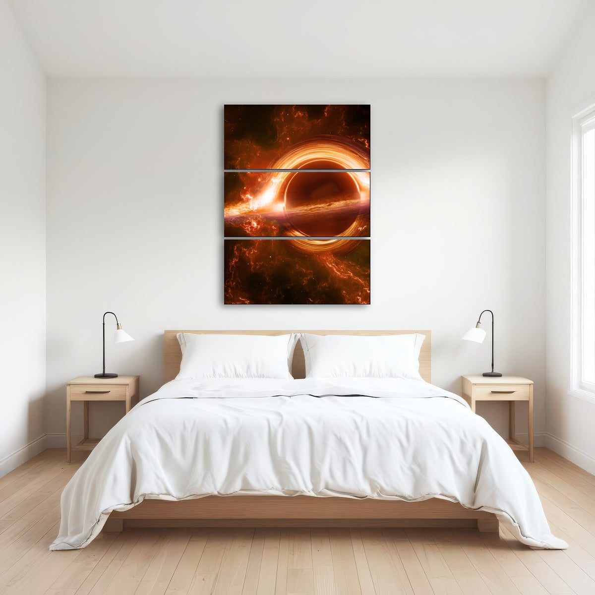 AUTO-MOCKUP ROOM | Orange Black Hole