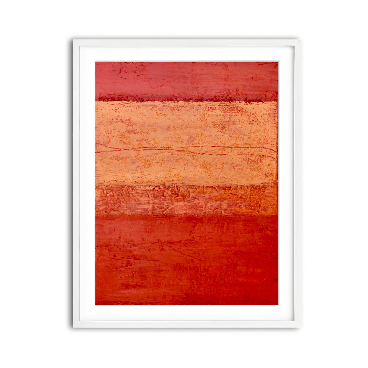 Framed Print 3x4 White