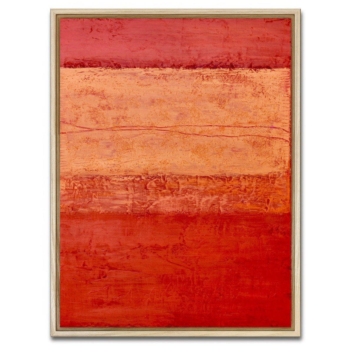 AUTO-MOCKUP WHITE | Orange Cloud Decending | 1 Piece | Natural Framed Canvas | group=3x4