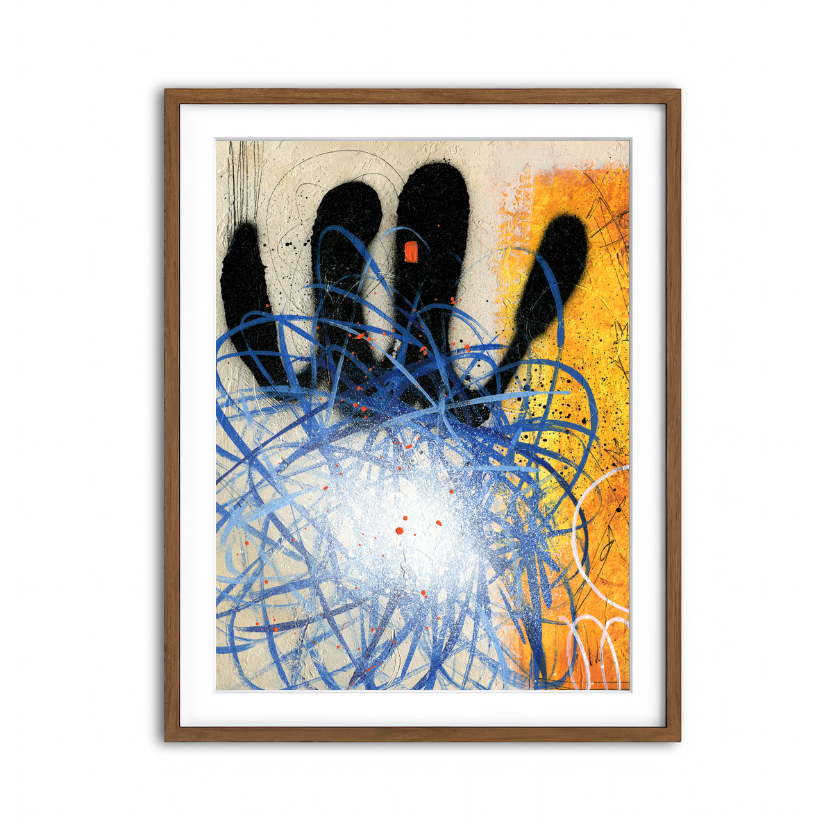 Framed Print 3x4 Walnut