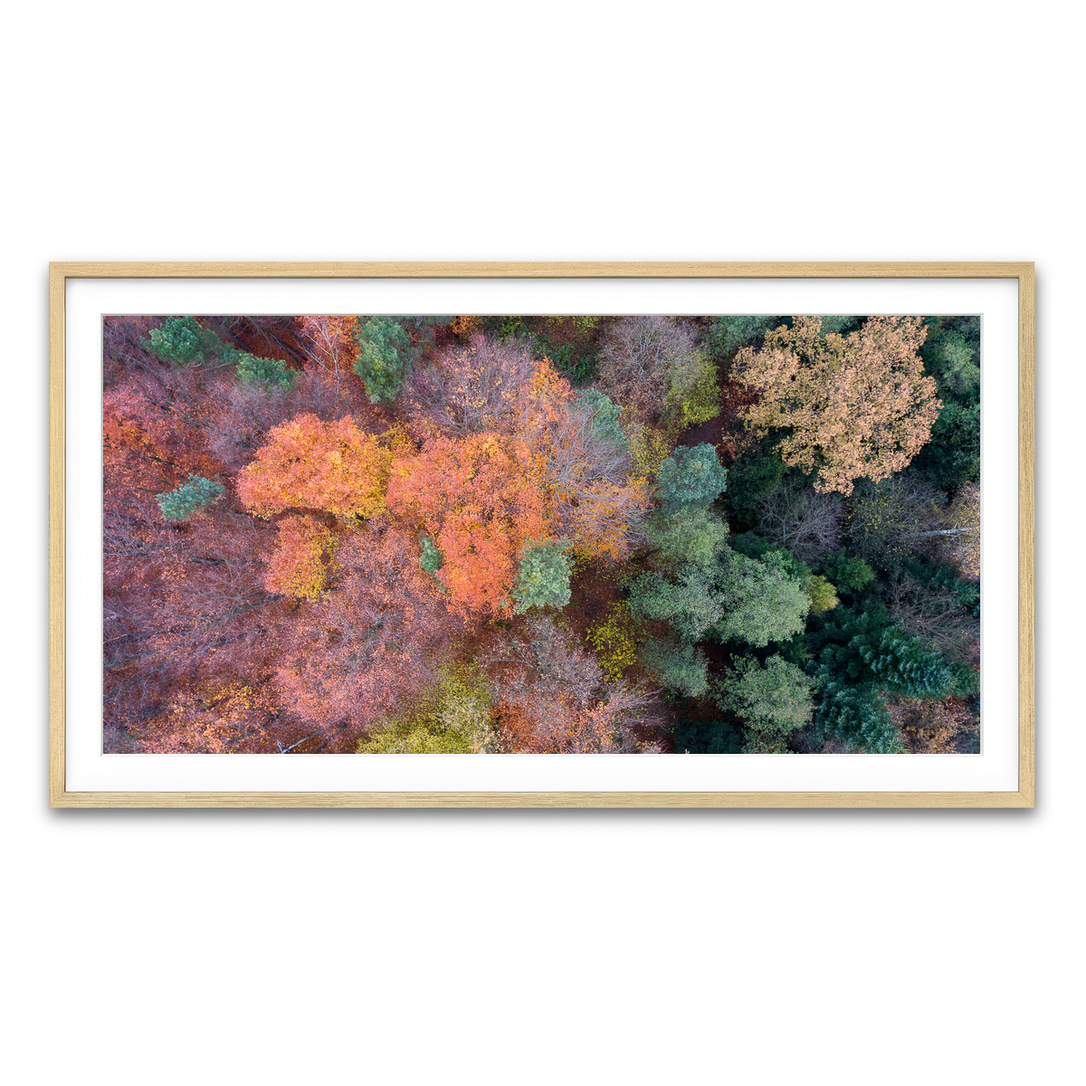 Framed Print 2x1 Natural