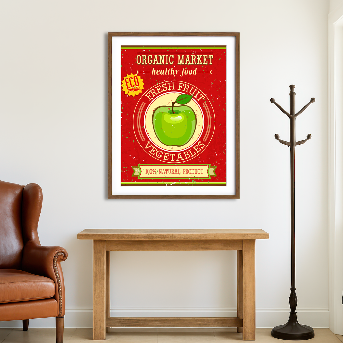 AUTO-MOCKUP ROOM | Organic Market Wall Art