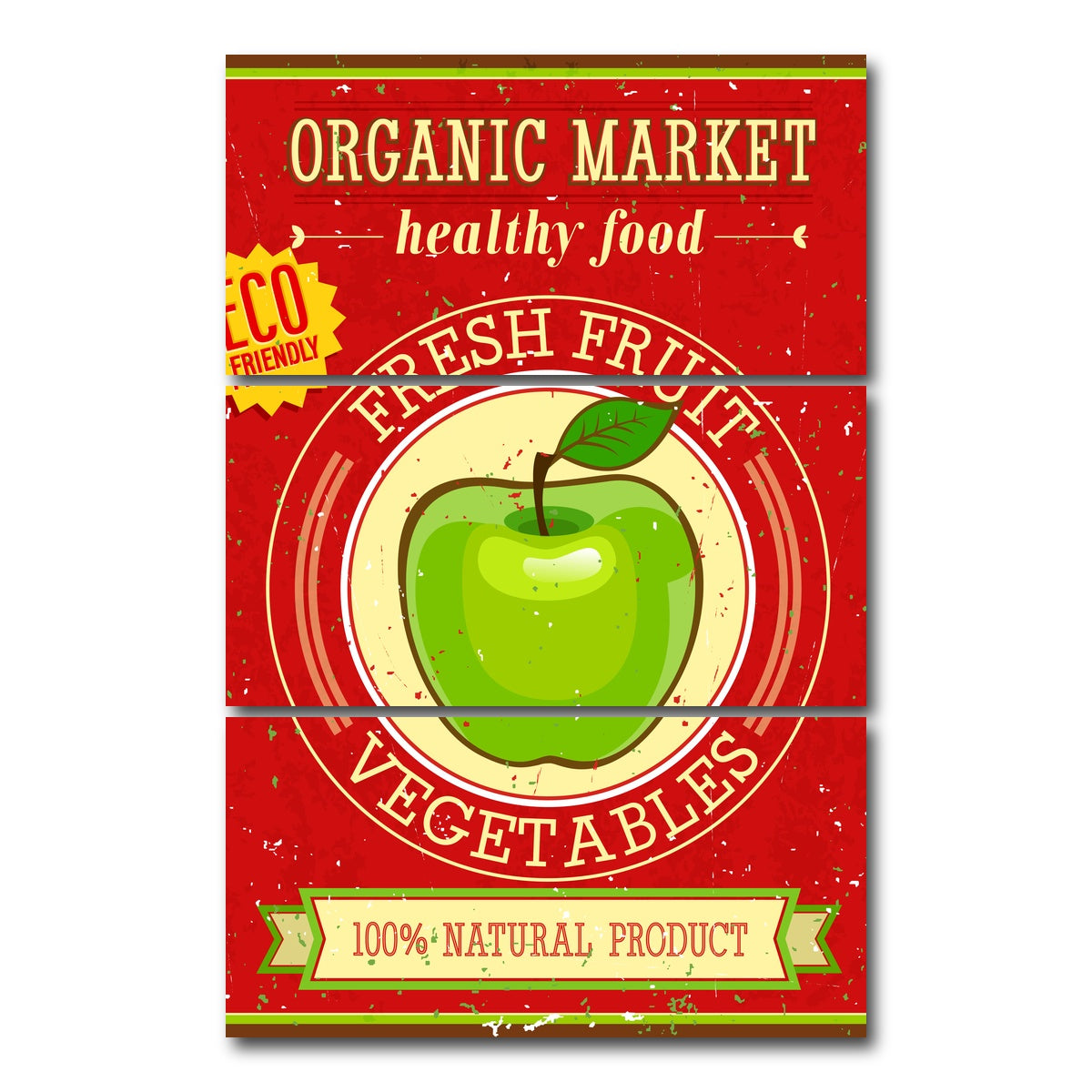 AUTO-MOCKUP WHITE | Organic Market | 3 Piece | Gallery Wrap Canvas | group=12x24_stacked