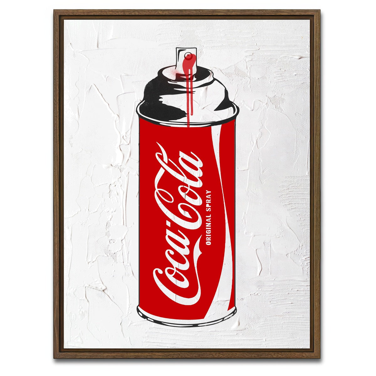 AUTO-MOCKUP WHITE | Original Spray | 1 Piece | Walnut Framed Canvas | group=3x4