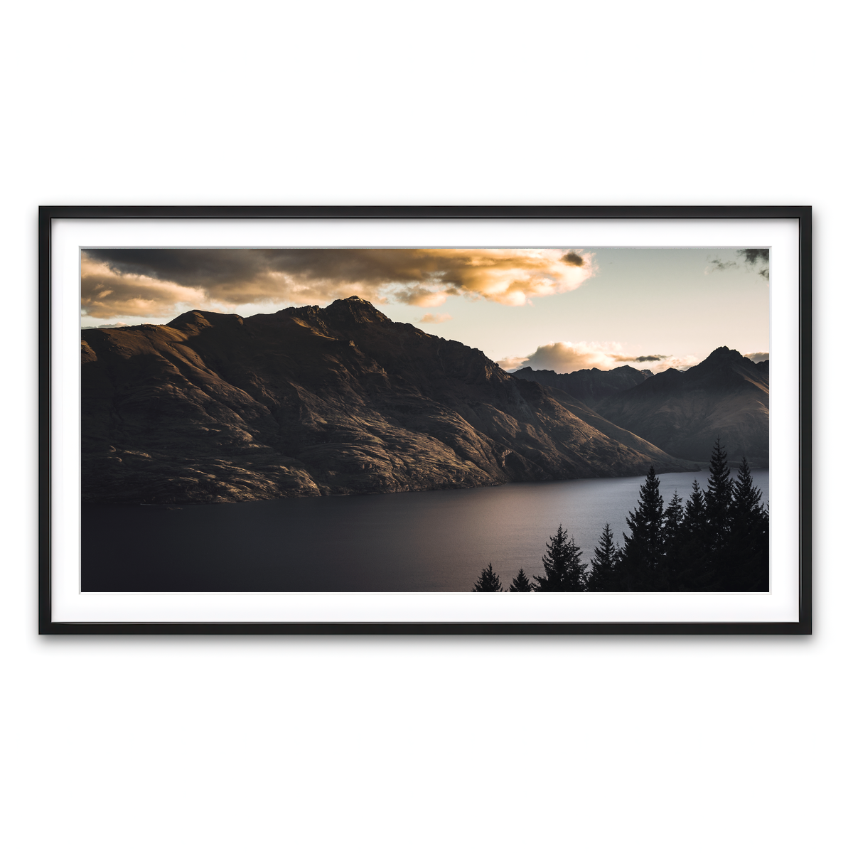 Framed Print 2x1 Black