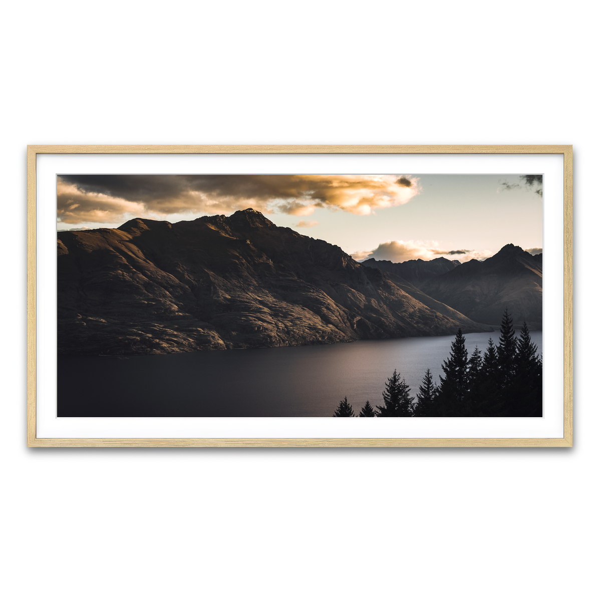 Framed Print 2x1 Natural