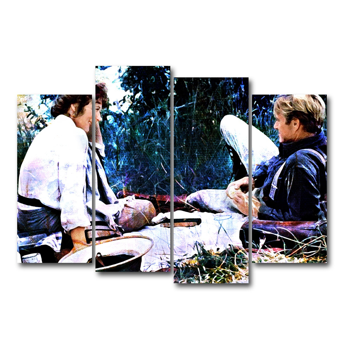 AUTO-MOCKUP WHITE | Out Of Africa | 4 Piece | Gallery Wrap Canvas | group=4_normal