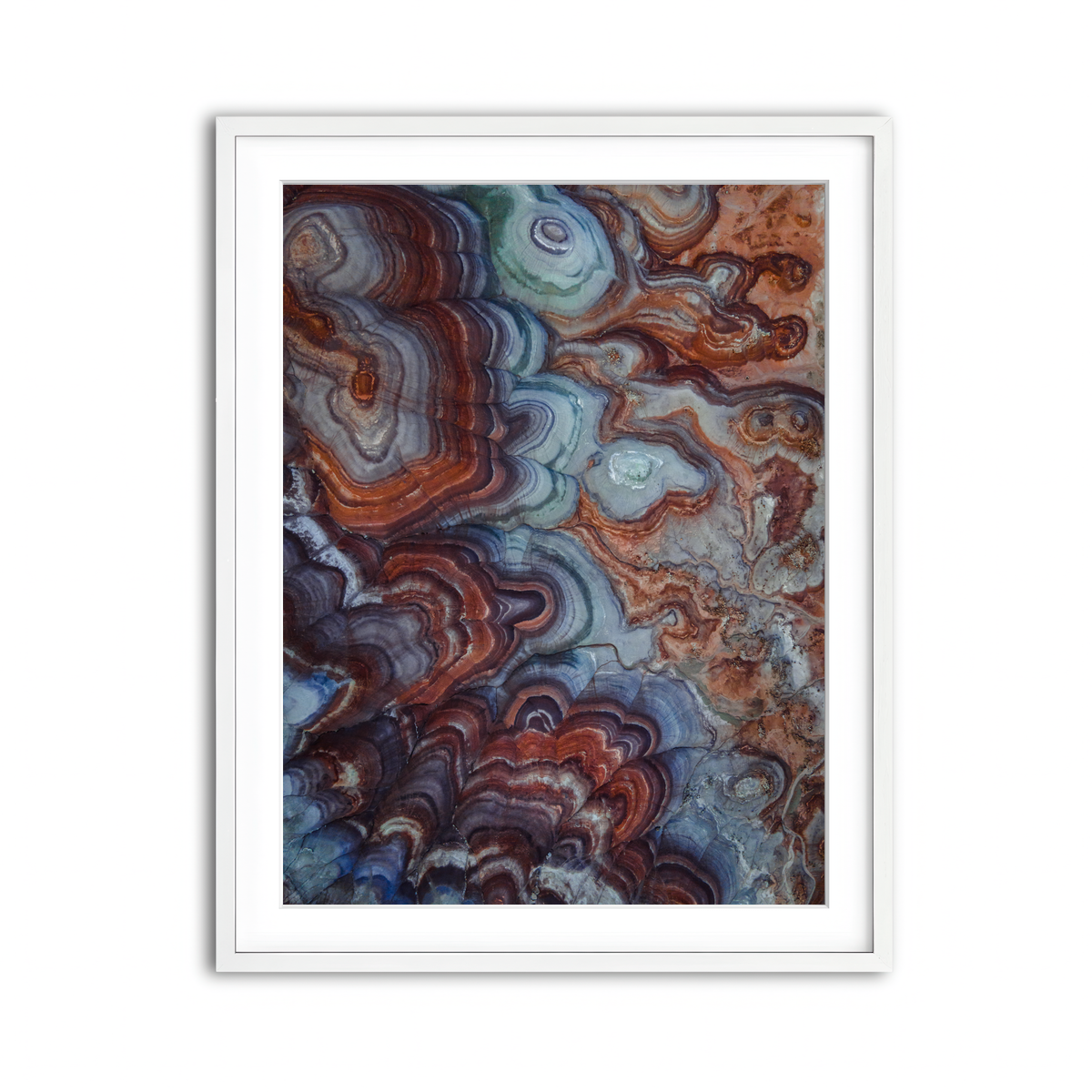Framed Print 3x4 White