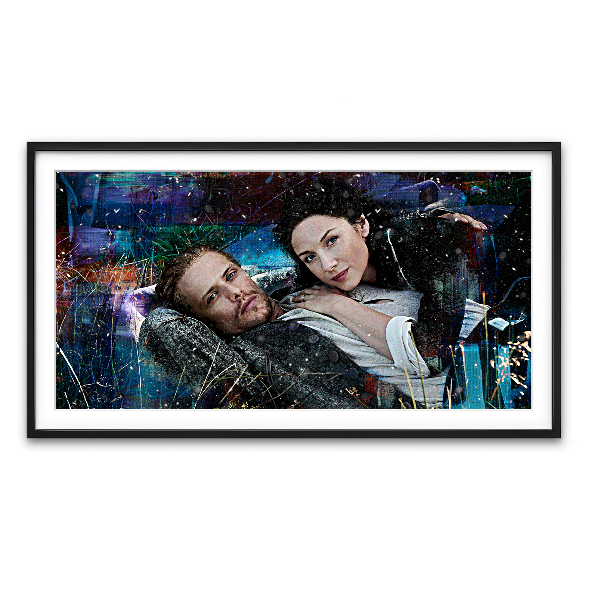 Framed Print 2x1 Black