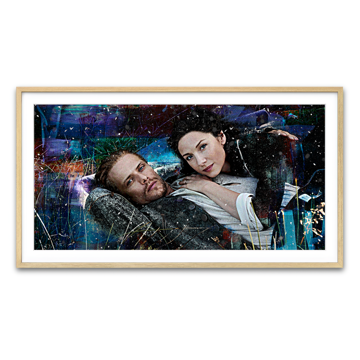 Framed Print 2x1 Natural