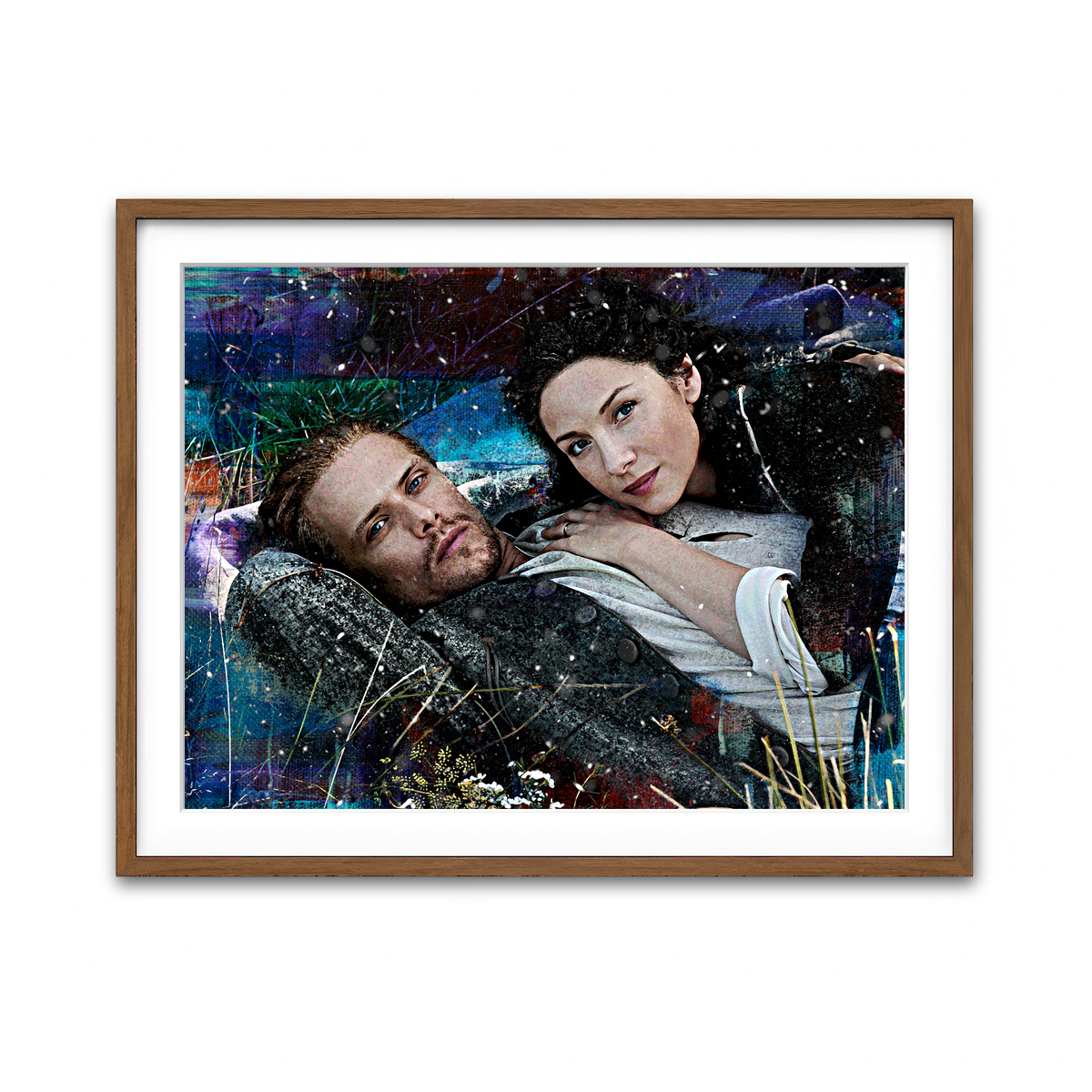 Framed Print 4x3 Walnut