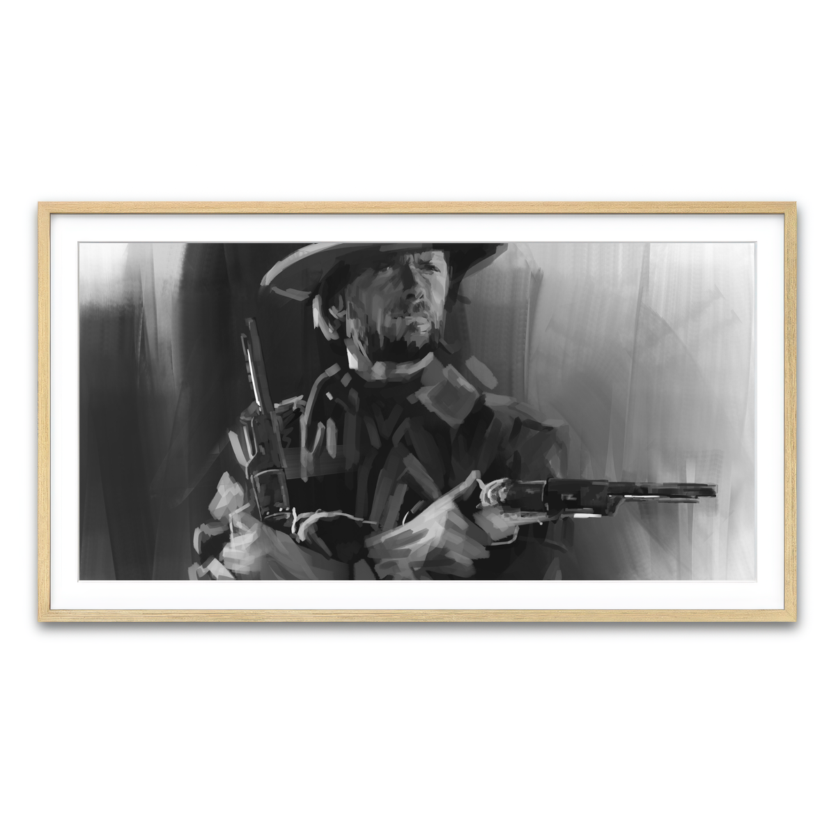 Framed Print 2x1 Natural